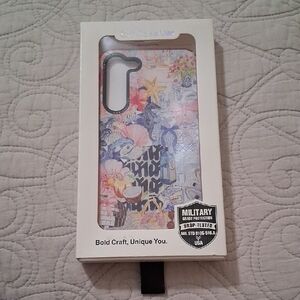 Pink Floral Beach-Themed Phone Case